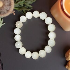 11mm White Moonstone Bracelet 🌛